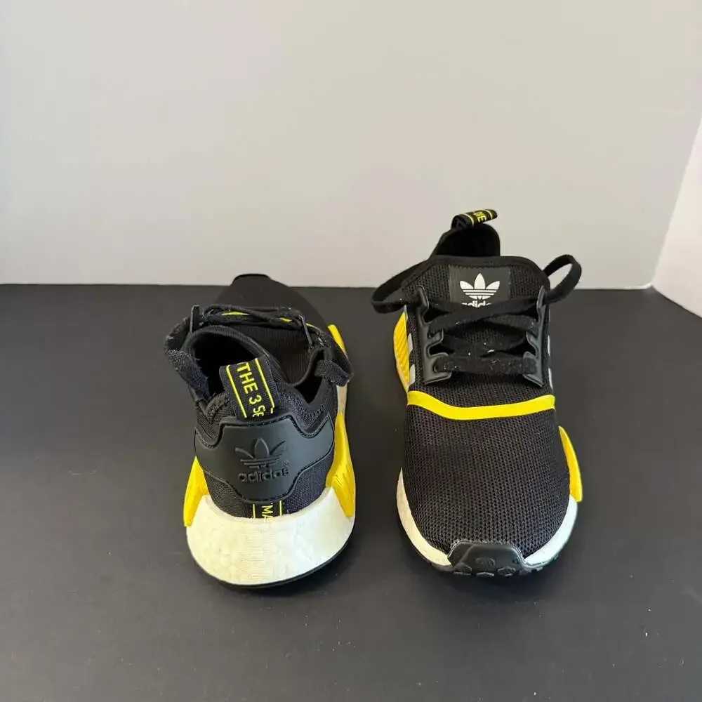 Adidas NMD‎ R1 Black Solar Yellow GV7183 Size 5.5